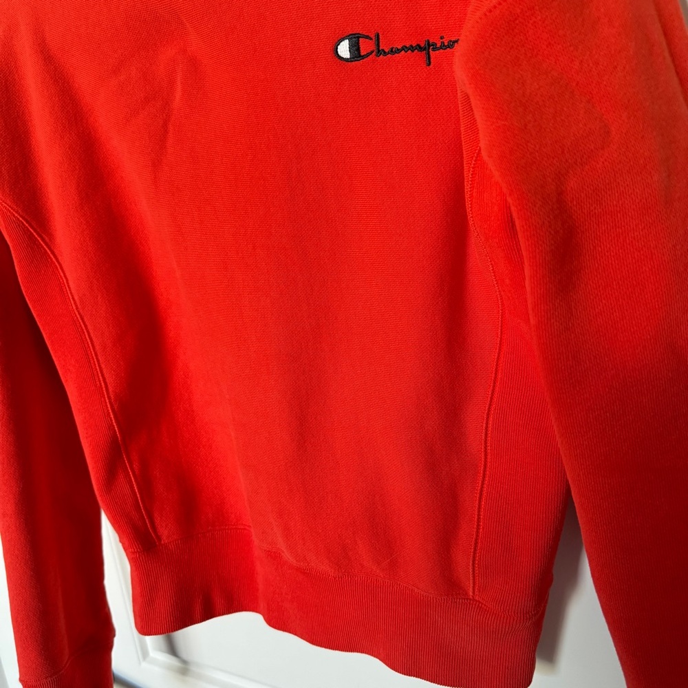 Champion UO Exclusive Script Crew Neck Sweatshirt reverse weave extra small - Picture 7 of 7